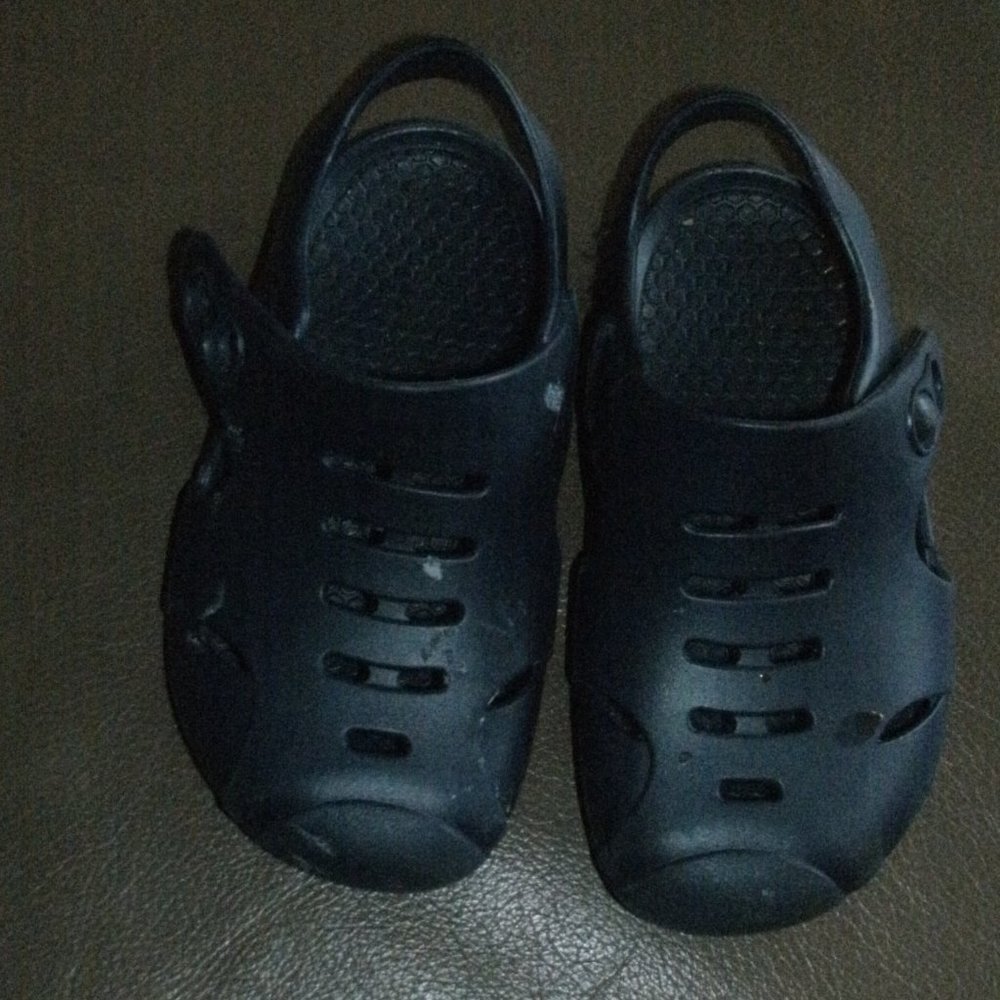 Okabashi Carter Navy Blue Sandals Water Shoes Toddler Size 7